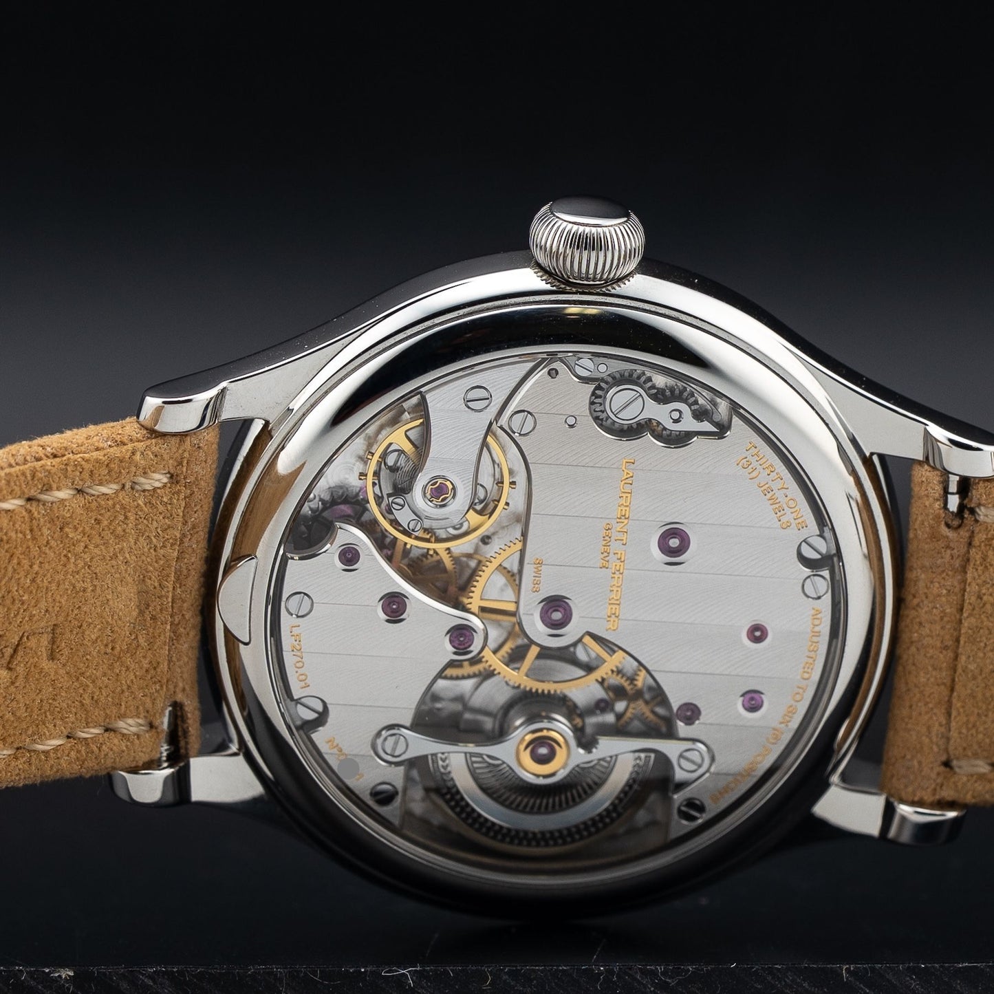 Laurent Ferrier LCF046.AC.CG1.1 Classic Auto 40mm Ice Blue Sunburst Dial