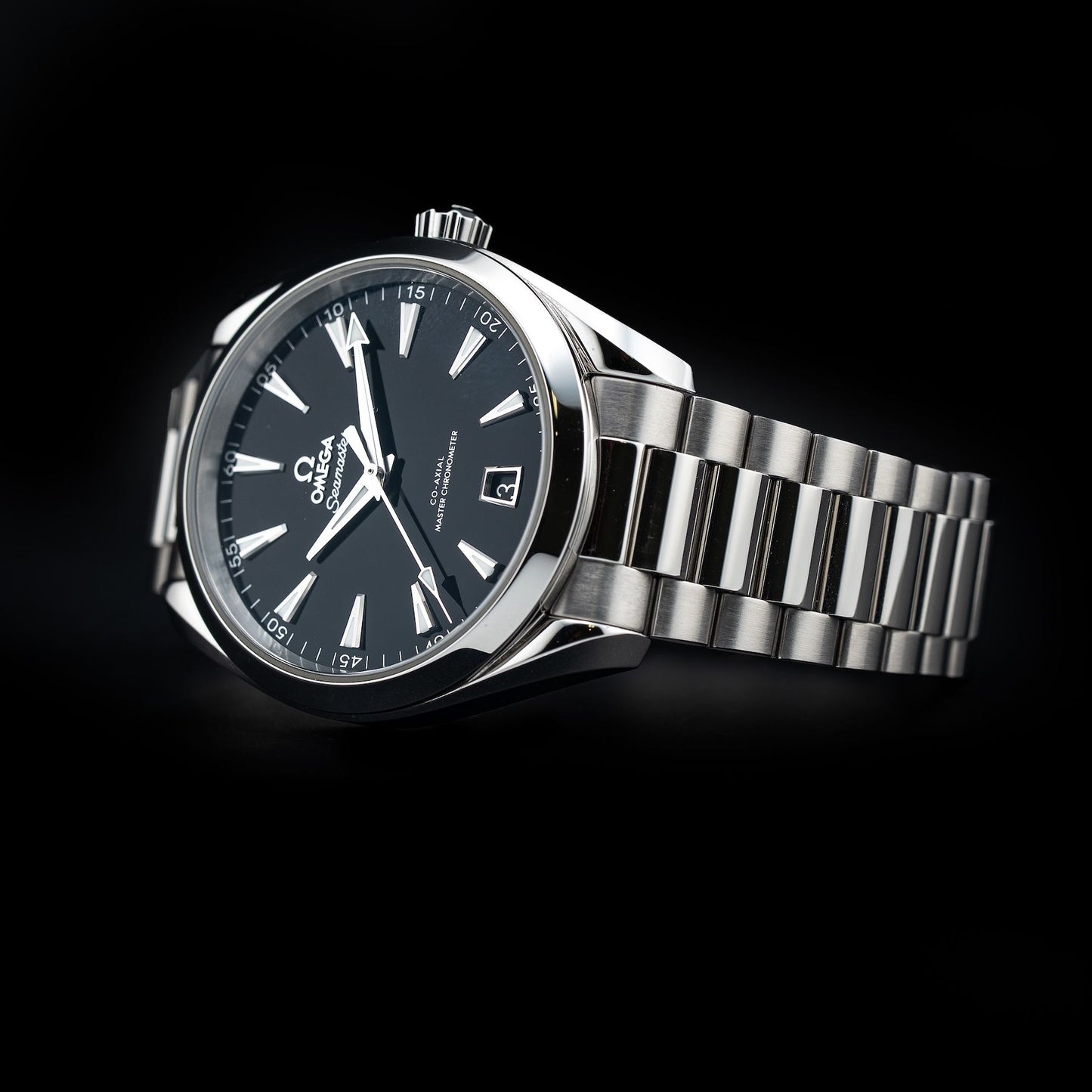 Omega 220.10.41.21.01.002 Seamaster Aqua Terra 150M 41mm Black Steel on Bracelet
