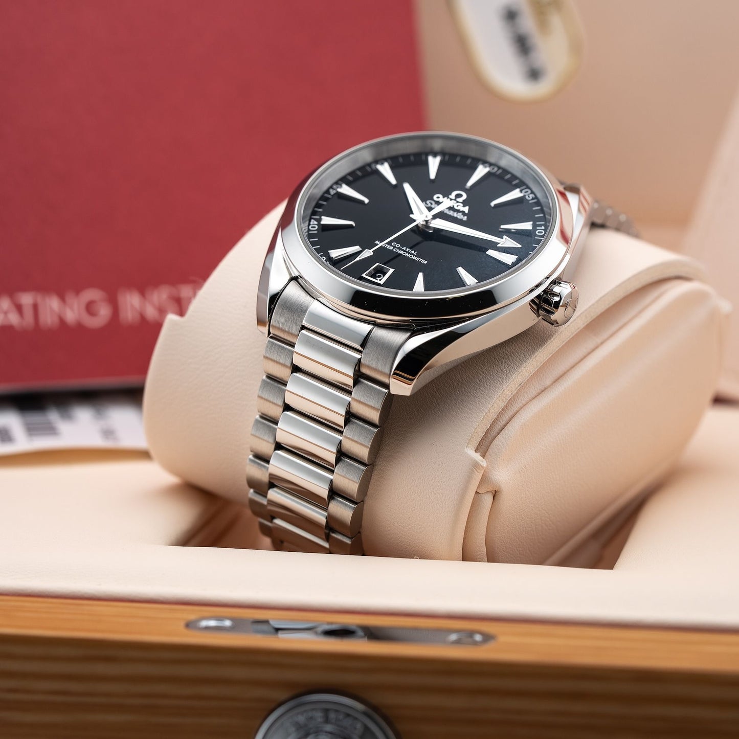 Omega 220.10.41.21.01.002 Seamaster Aqua Terra 150M 41mm Black Steel on Bracelet