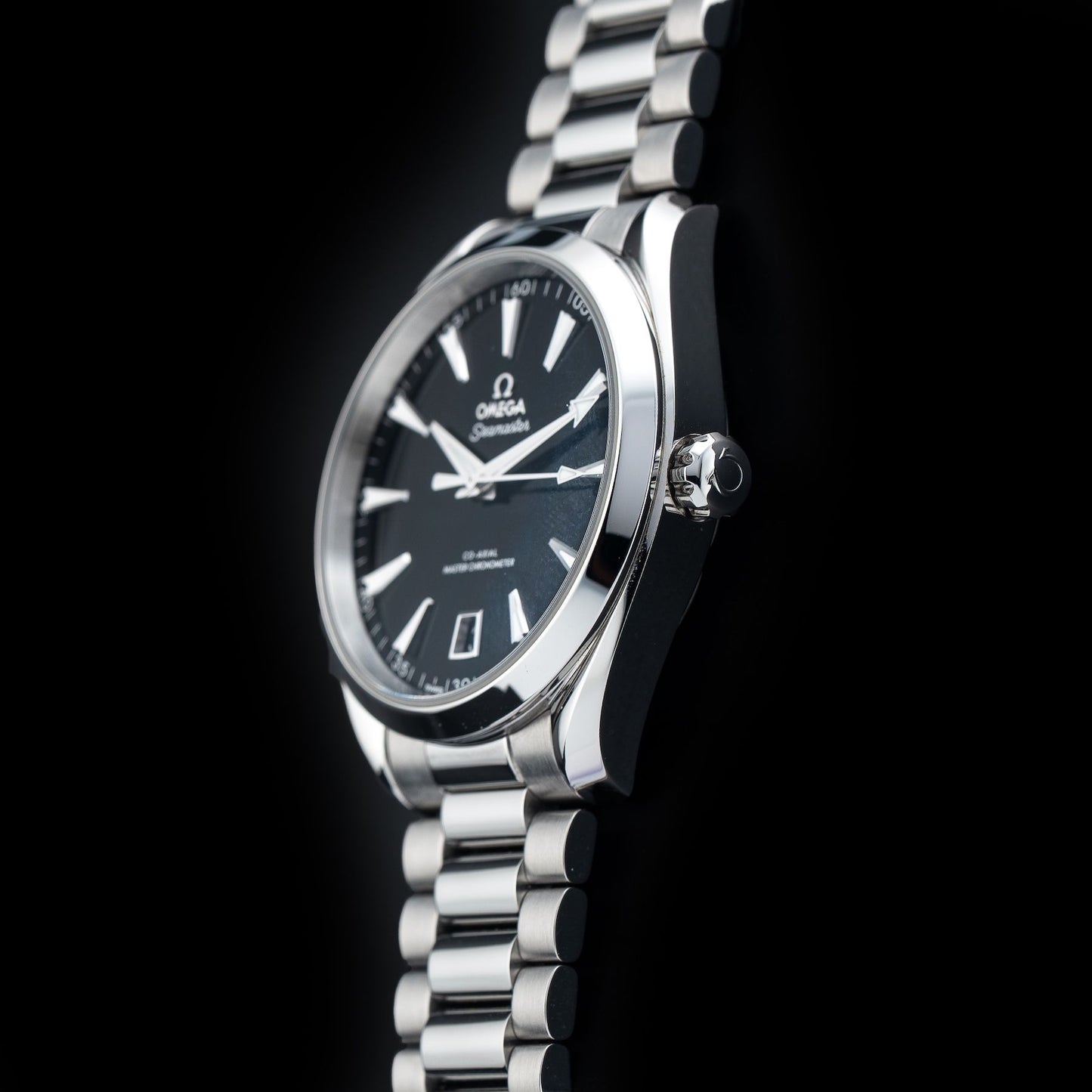 Omega 220.10.41.21.01.002 Seamaster Aqua Terra 150M 41mm Black Steel on Bracelet