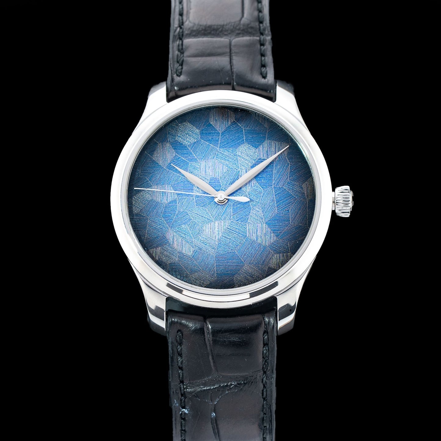 H. Moser & Cie. 1200-1220 Endeavour Centre Seconds Blue Mosaic Dial