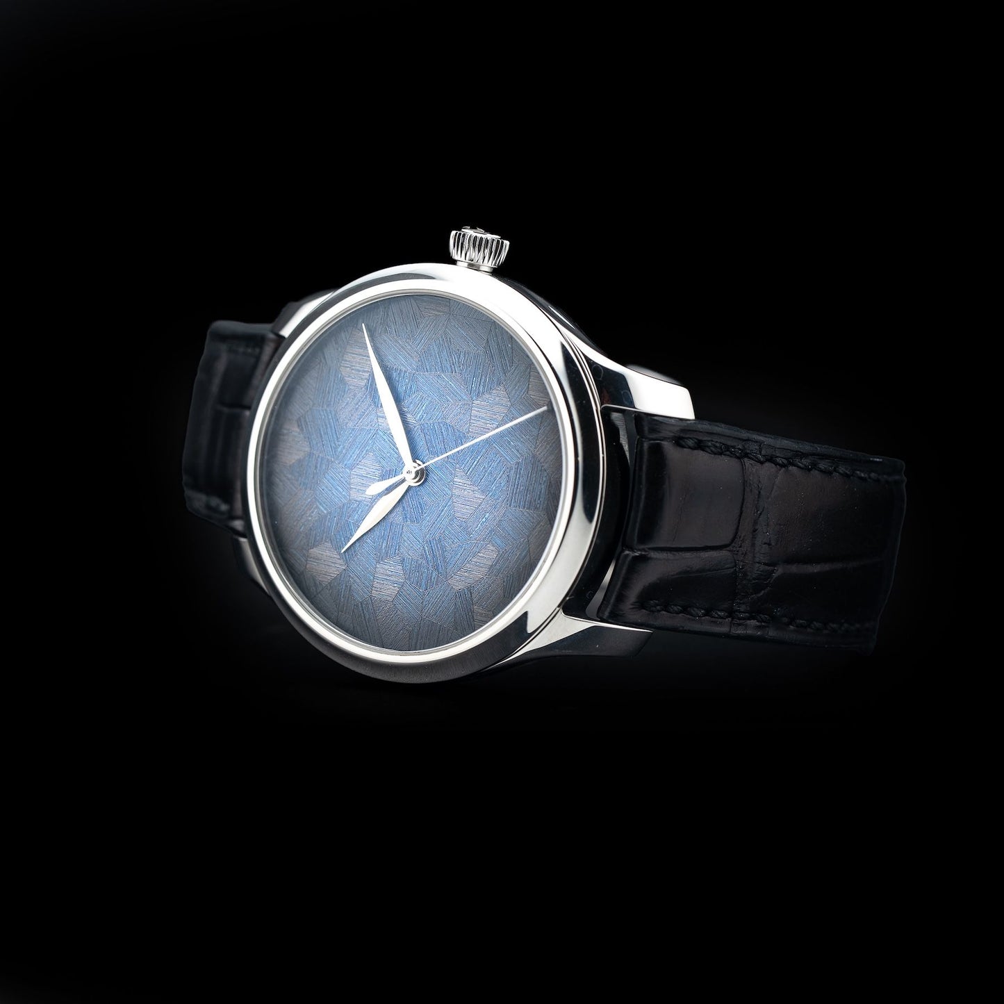 H. Moser & Cie. 1200-1220 Endeavour Centre Seconds Blue Mosaic Dial