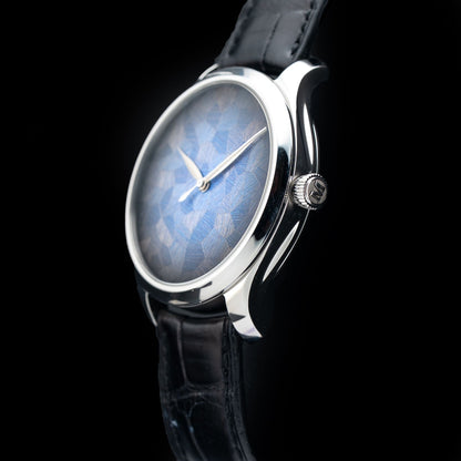 H. Moser & Cie. 1200-1220 Endeavour Centre Seconds Blue Mosaic Dial