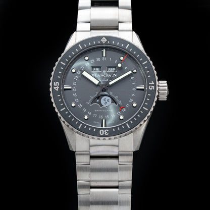 Blancpain 5054 1210 98S Fifty Fathoms Bathyscaphe Complete Calendar Titanium
