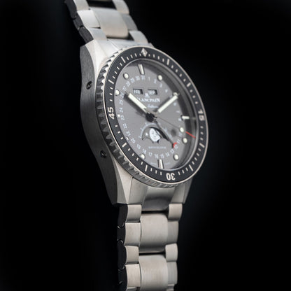 Blancpain 5054 1210 98S Fifty Fathoms Bathyscaphe Complete Calendar Titanium