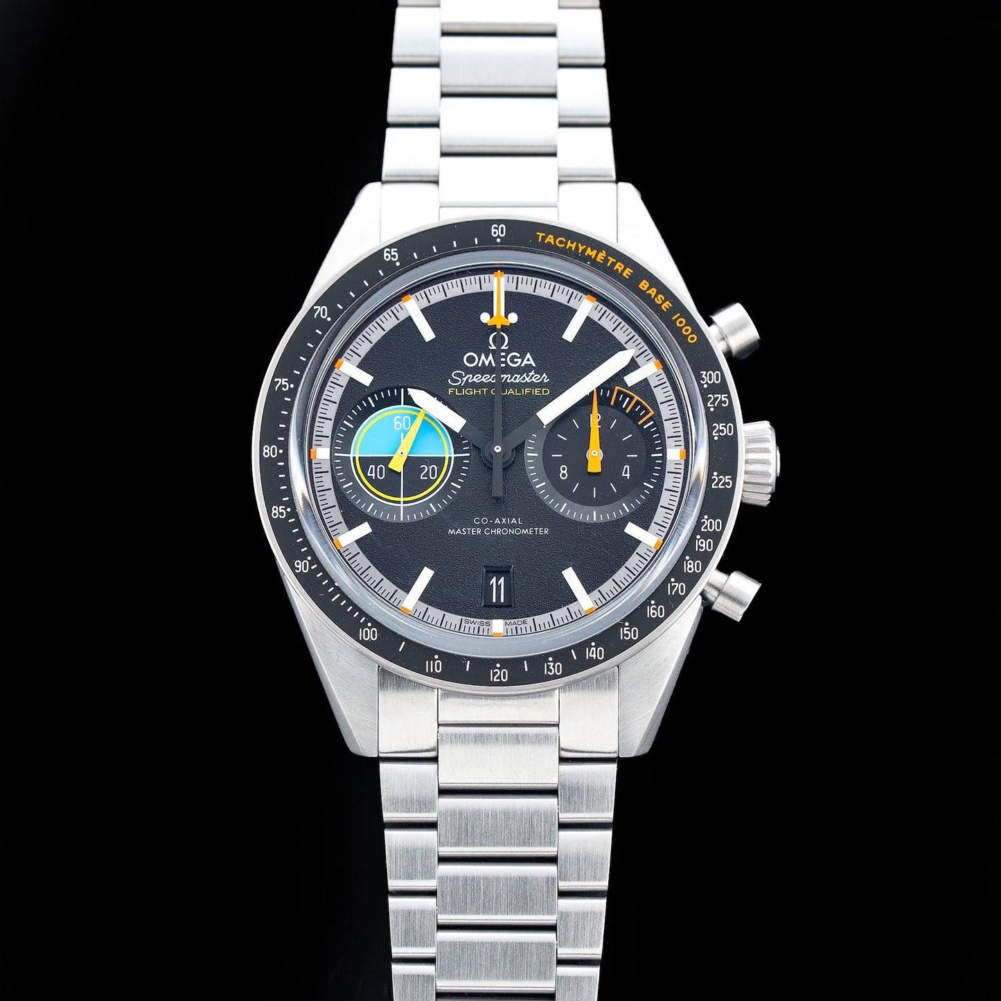 Omega 332.10.41.51.01.002 Speedmaster Pilot Steel On Steel 40.85mm