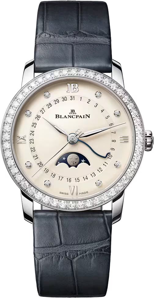 Blancpain 6126N 4687 55B Villeret Quantième Phases De Lune