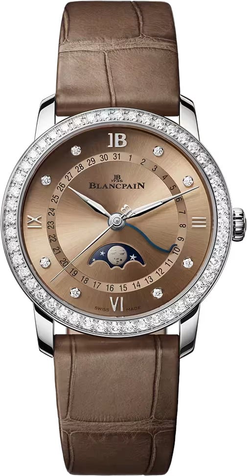 Blancpain 6126N 4646 55B Villeret Quantième Phases De Lune