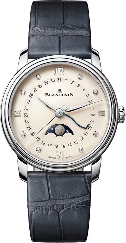 Blancpain 6126N 1187 55B Villeret Quantième Phases De Lune
