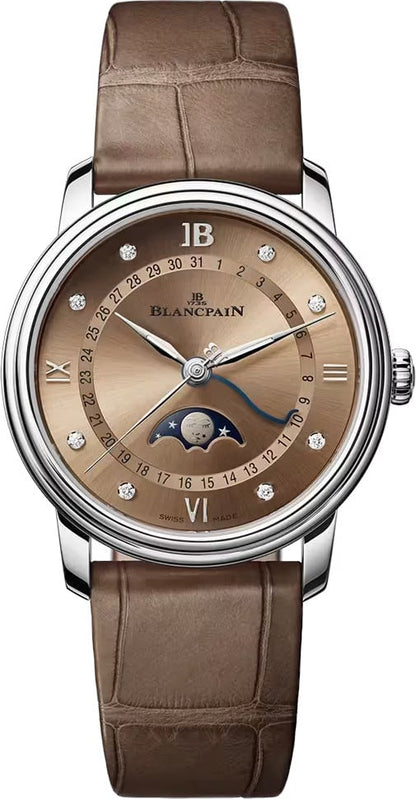 Blancpain 6126N 1146 55B Villeret Quantième Phases De Lune