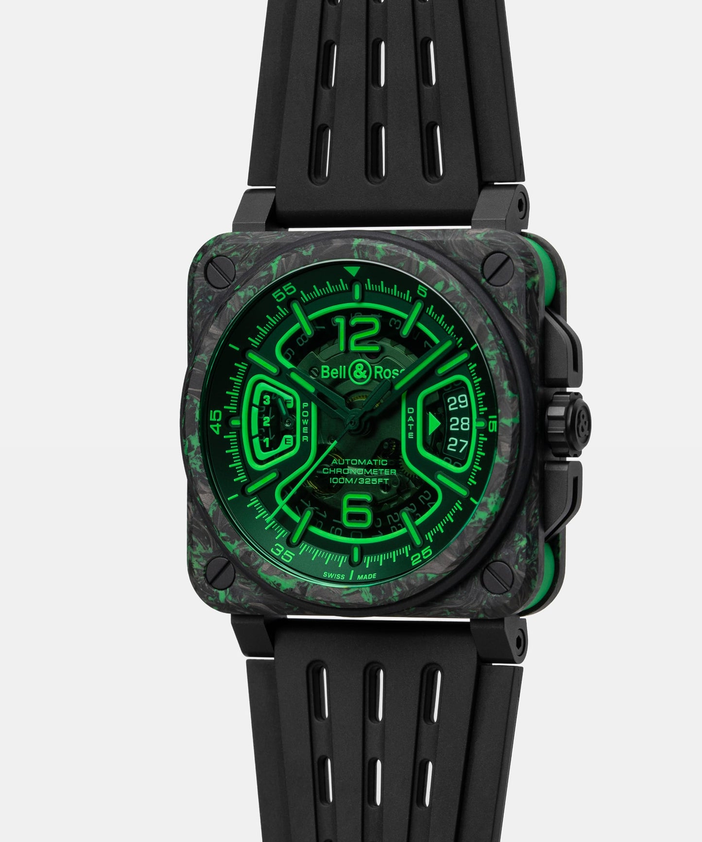 Bell & Ross BRX3R-GN-CA/SRB BR-X3 Night Vision