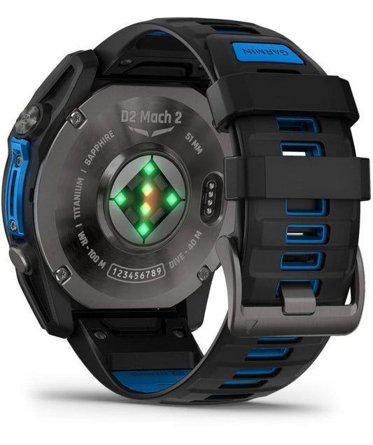 Garmin 010-02905-30 D2 Mach 2 51mm Carbon Grey DLC Titanium