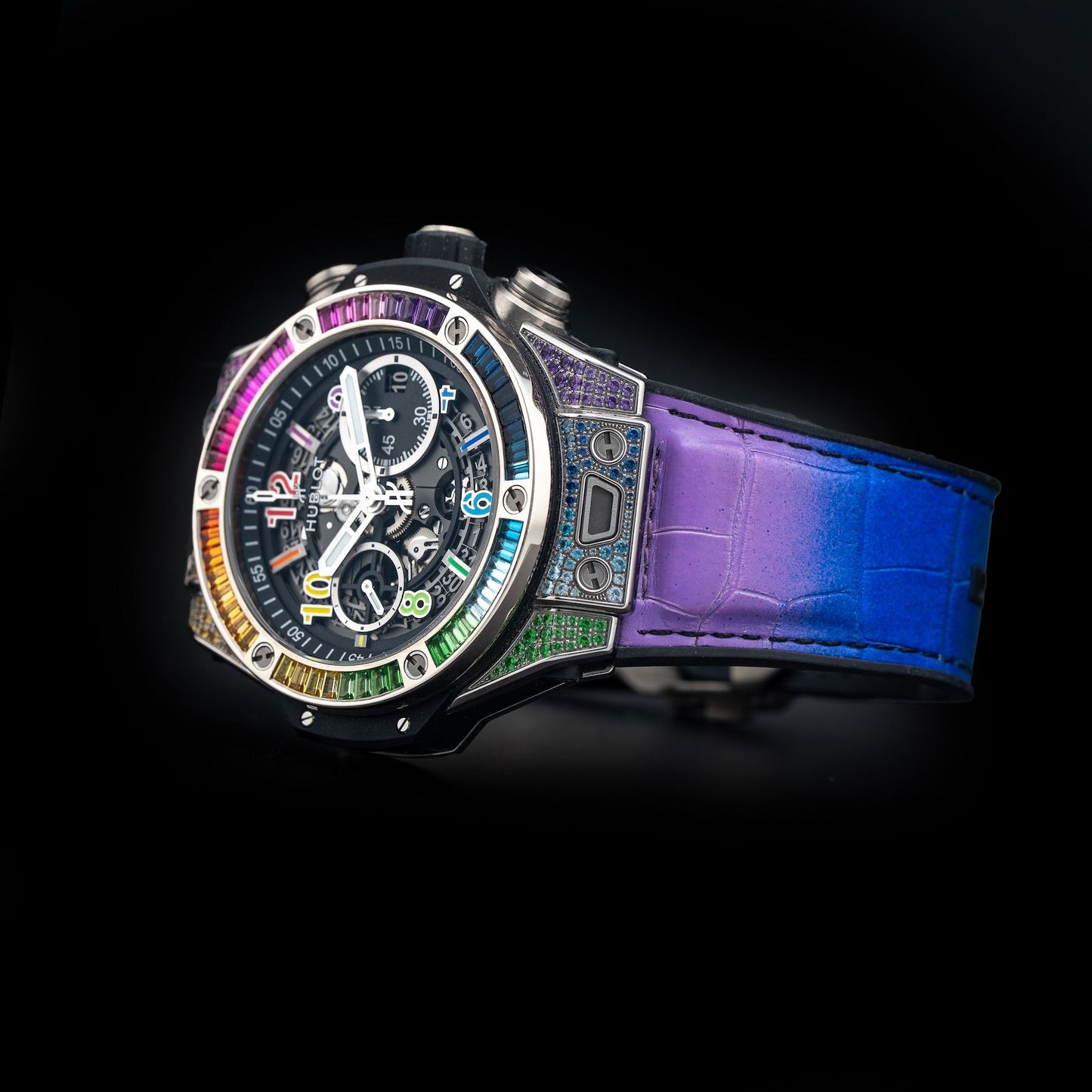 Hublot 421.NX.1117.LR.0999 Big Bang Unico Titanium Rainbow