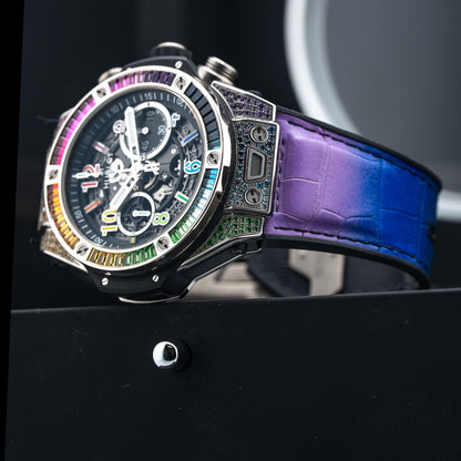 Hublot 421.NX.1117.LR.0999 Big Bang Unico Titanium Rainbow