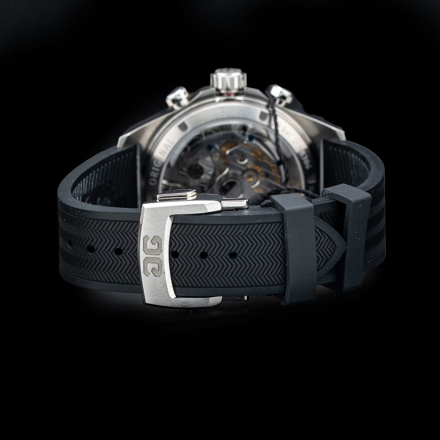 Glashütte Original 1-37-23-02-81-33 SeaQ Chronograph Blue Dial On Rubber Strap