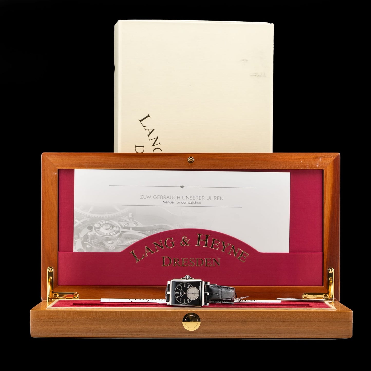 Lang & Heyne Georg Stainless Steel Black Dial