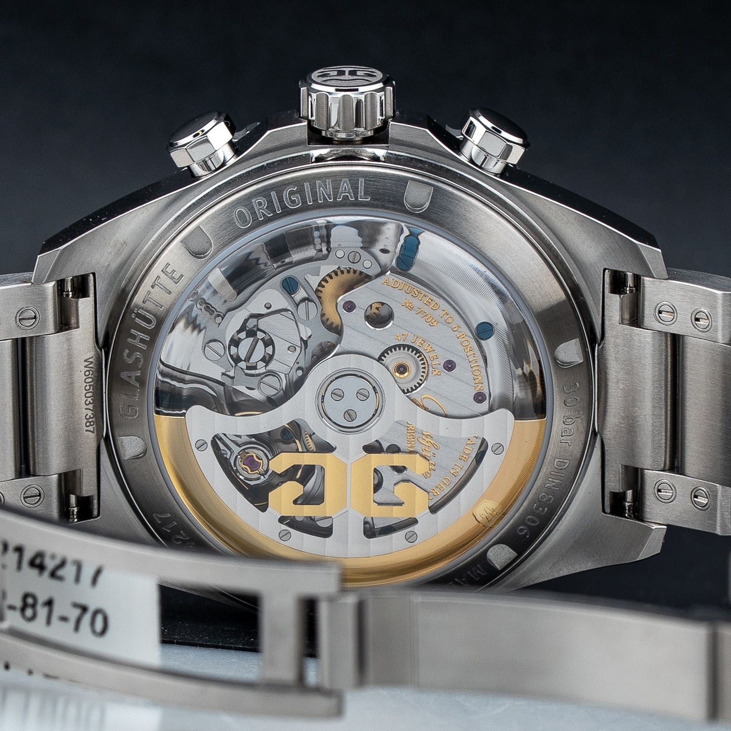 Glashütte Original 1-37-23-02-81-70 SeaQ Chronograph Blue Dial on Bracelet