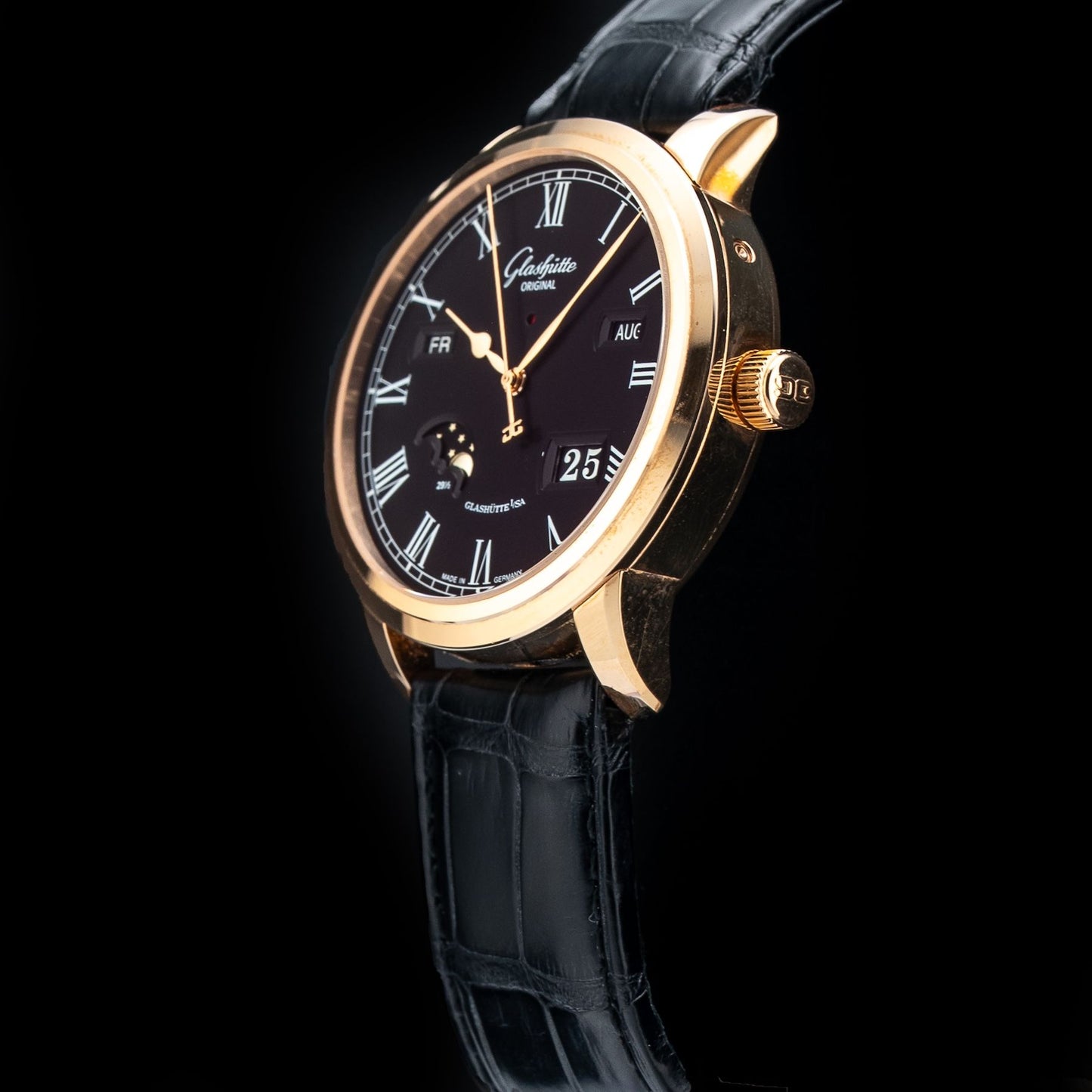 Glash\u00fctte Original Senator Perpetual Calendar 100-02-25-05-04