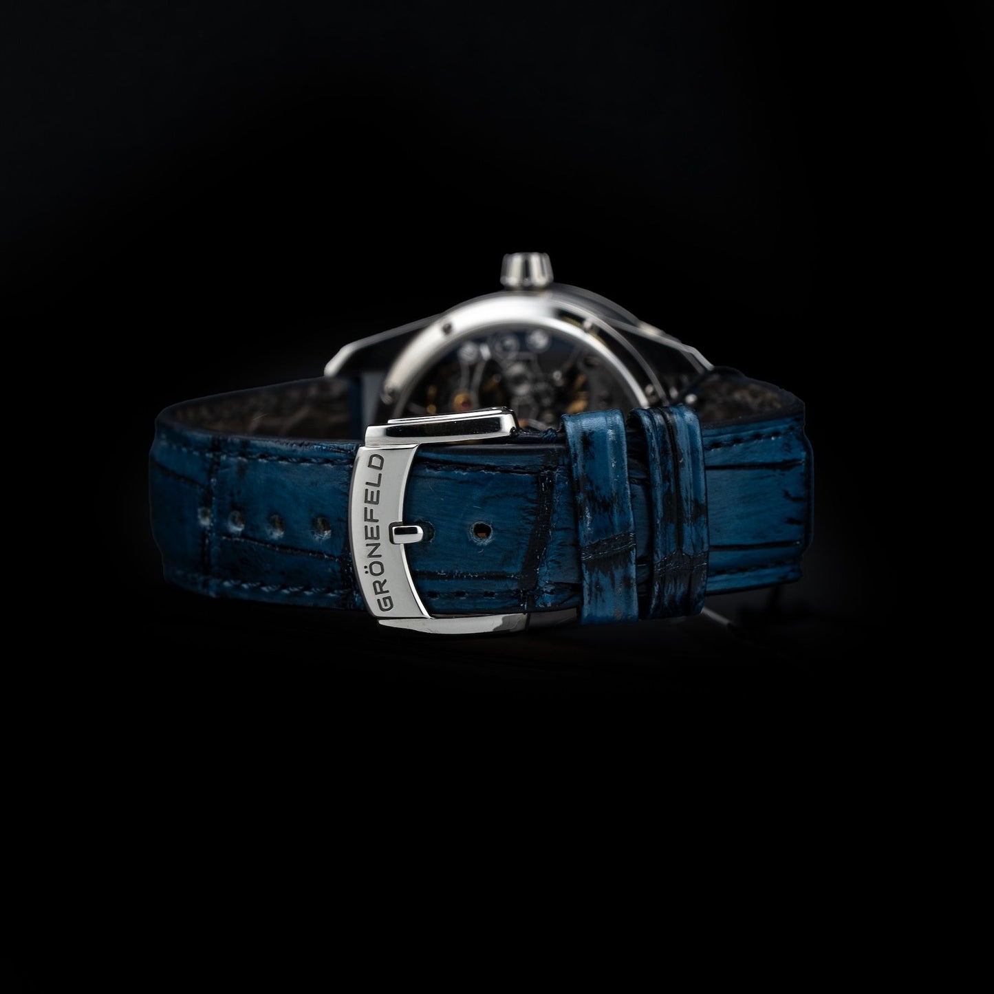 Grönefeld 1941 Principia Automatic Stainless Steel Salmon Dial 41126