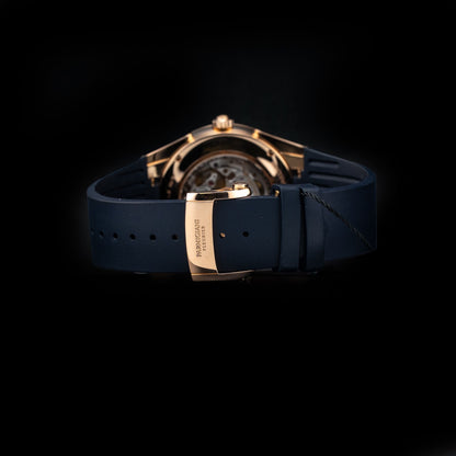 Parmigiani Fleurier PFC910-1500340-X03182 Tonda GT Small Seconds Blue Guilloche Dial 18k Rose Gold