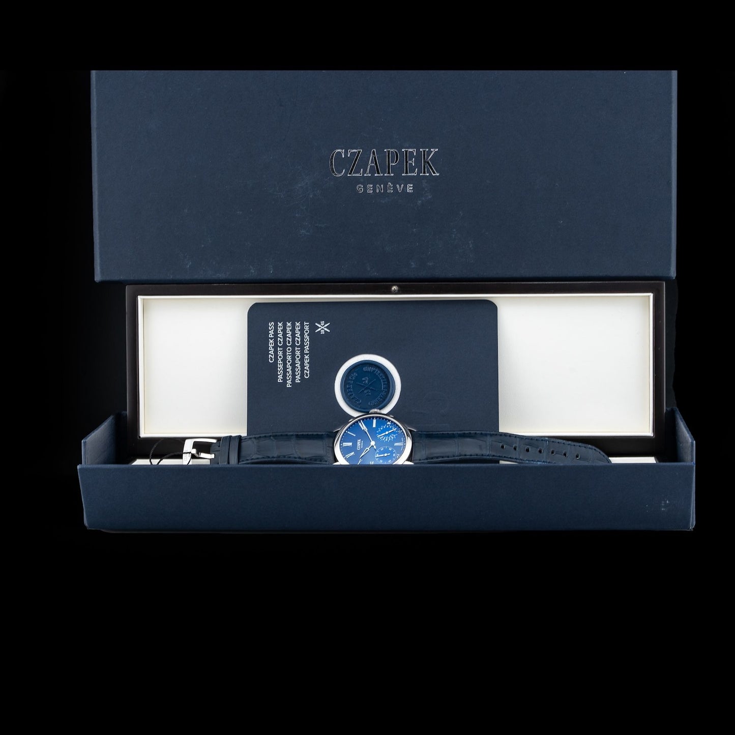 Czapek Quai Des Bergues Sapphire Blue L