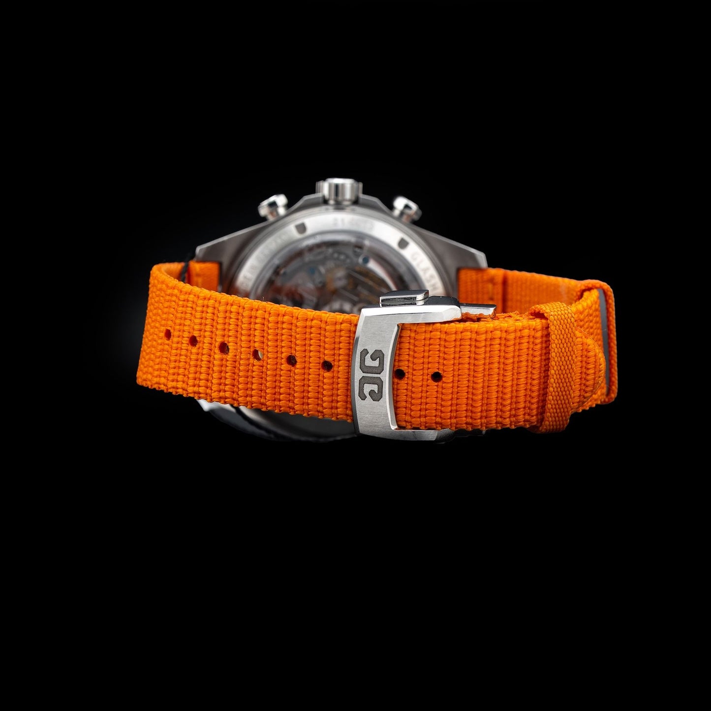 Glashütte Original Seaq Chronograph "Panda" On Black Rubber Strap 1-37-23-03-80-33