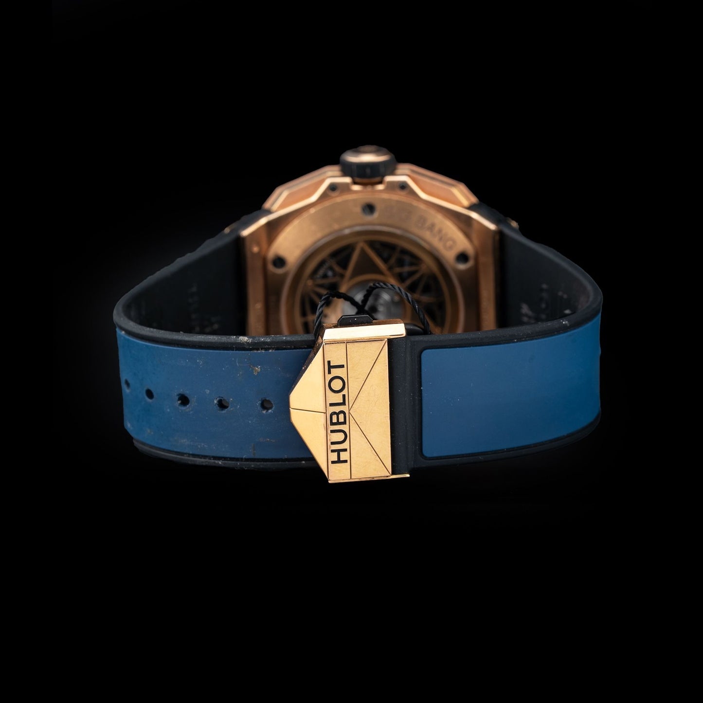 Hublot 418.OX.5108.RX.1604.MXM20 Big Bang Unico Sang Bleu II King Gold Blue Pavé