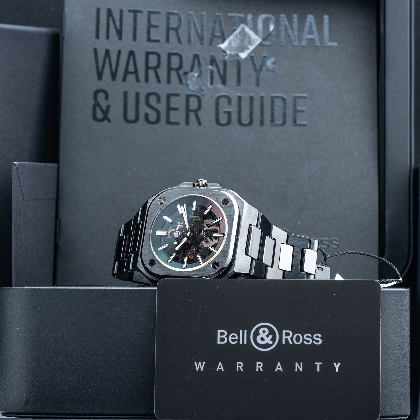 Bell & Ross BR05A-BL-SK-CE\/SCE Skeleton Black Ceramic on Bracelet