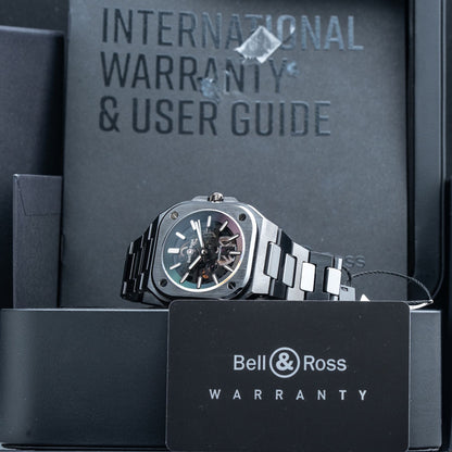 Bell & Ross BR05A-BL-SK-CE\/SCE Skeleton Black Ceramic on Bracelet