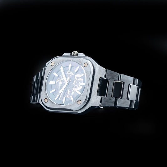 Bell & Ross BR05A-BL-SK-CE/SCE Skeleton Black Ceramic on Bracelet
