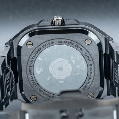 Bell & Ross BR05A-BL-SK-CE\/SCE Skeleton Black Ceramic on Bracelet