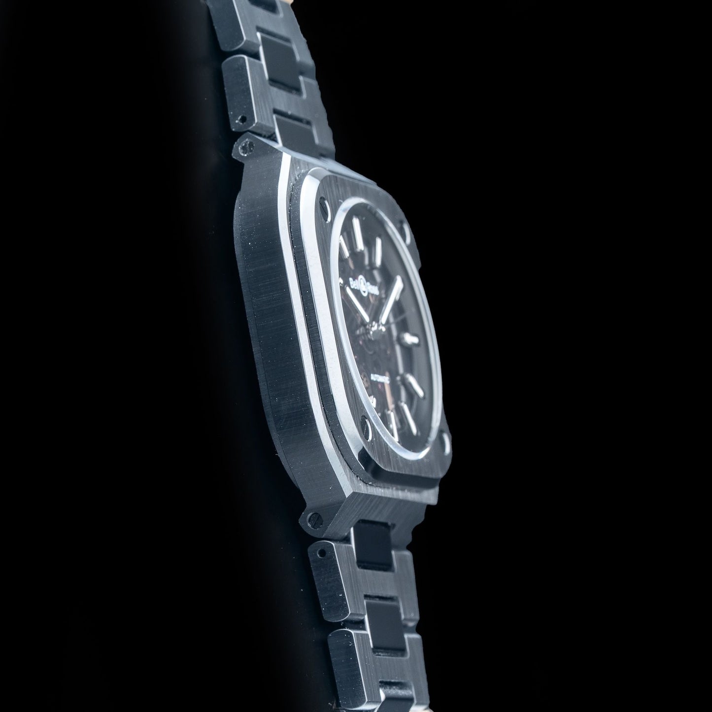 Bell & Ross BR05A-BL-SK-CE\/SCE Skeleton Black Ceramic on Bracelet