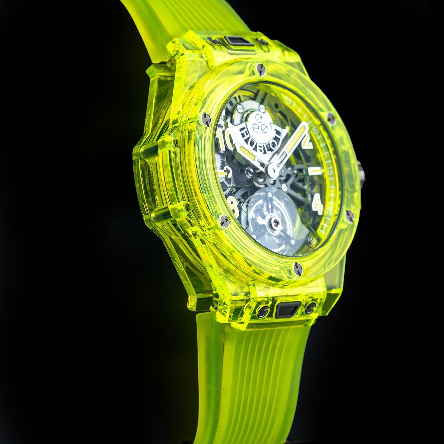 Hublot Tourbillon Automatic Yellow Neon Saxem 429.JY.0120.RT