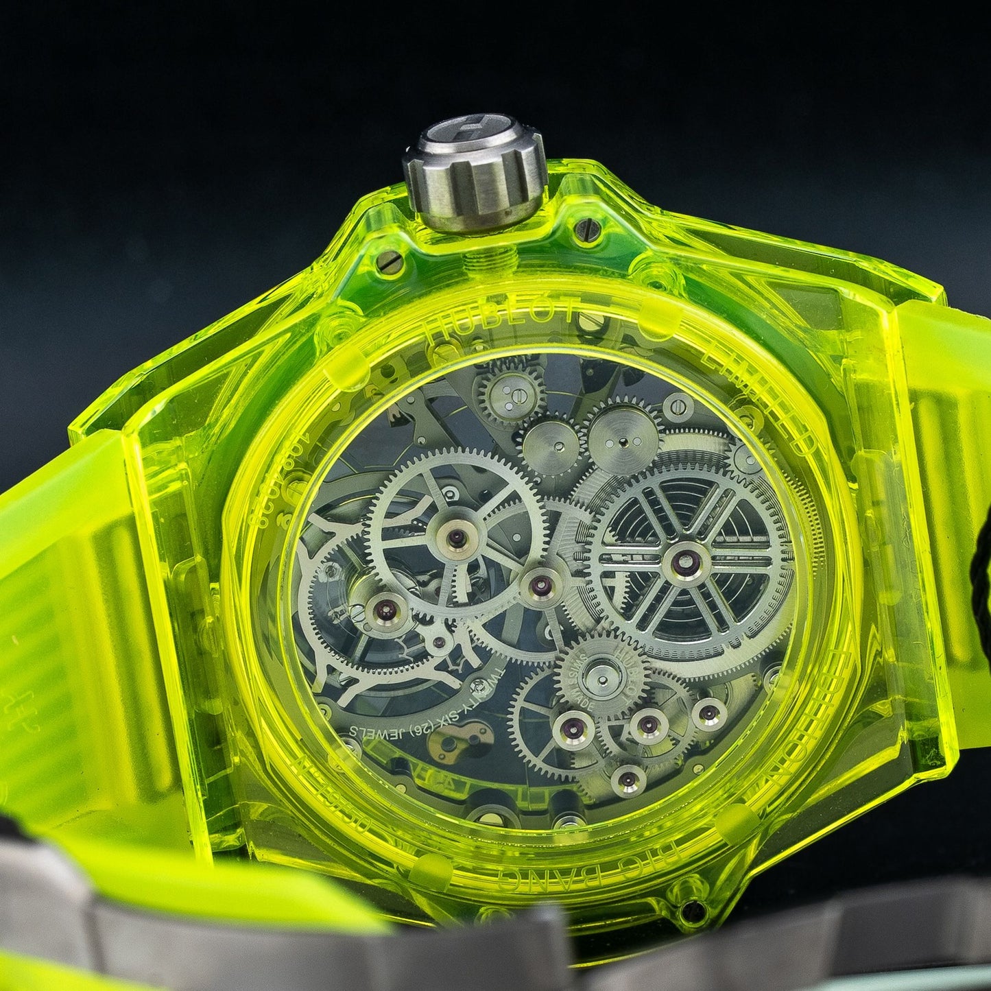 Hublot Tourbillon Automatic Yellow Neon Saxem 429.JY.0120.RT