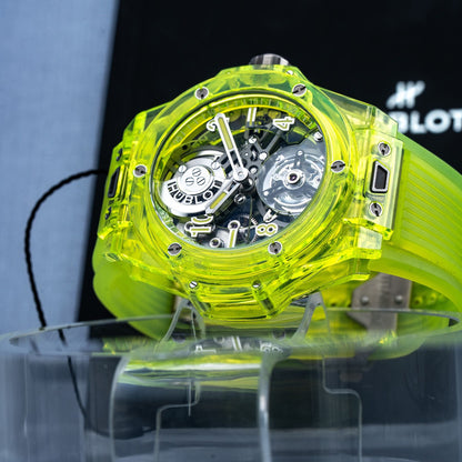 Hublot Tourbillon Automatic Yellow Neon Saxem 429.JY.0120.RT