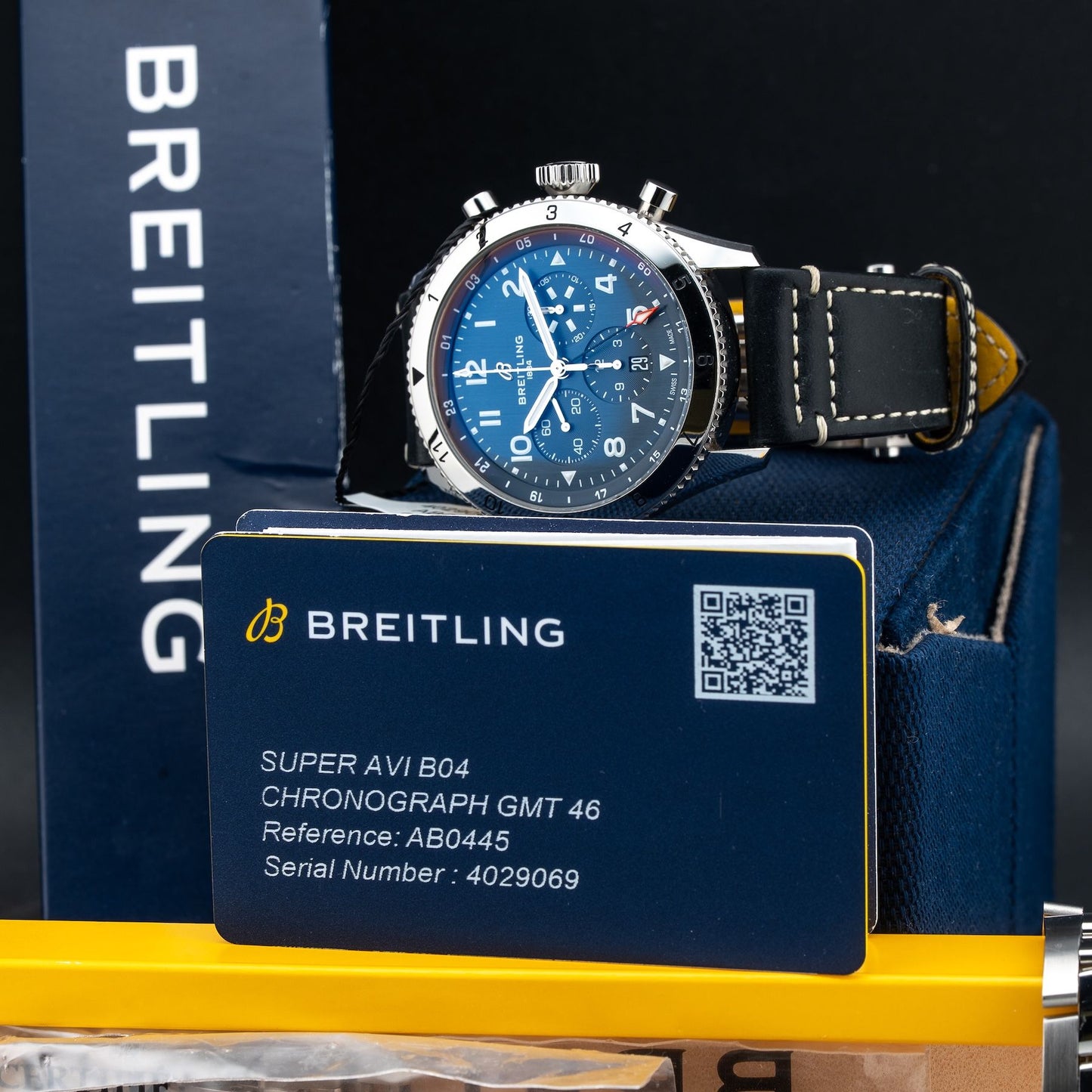 Breitling AB0445 Super Avi B04 Chronograph GMT 46