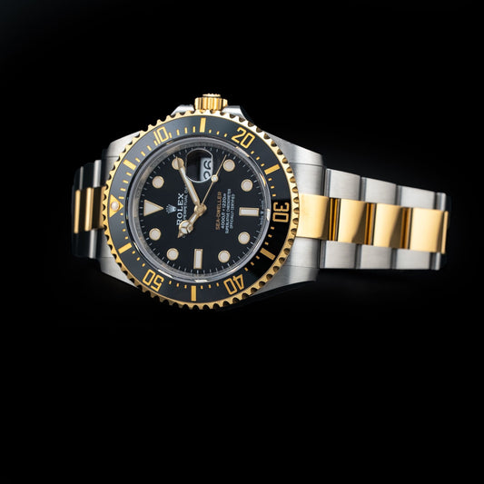Rolex Sea-Dweller Black Dial 43mm Two Tone Oyster M126603-0001