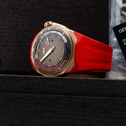 HYT H03345-A T1 5N Gold & Titanium Chocolate Mill\u00e9sime Edition