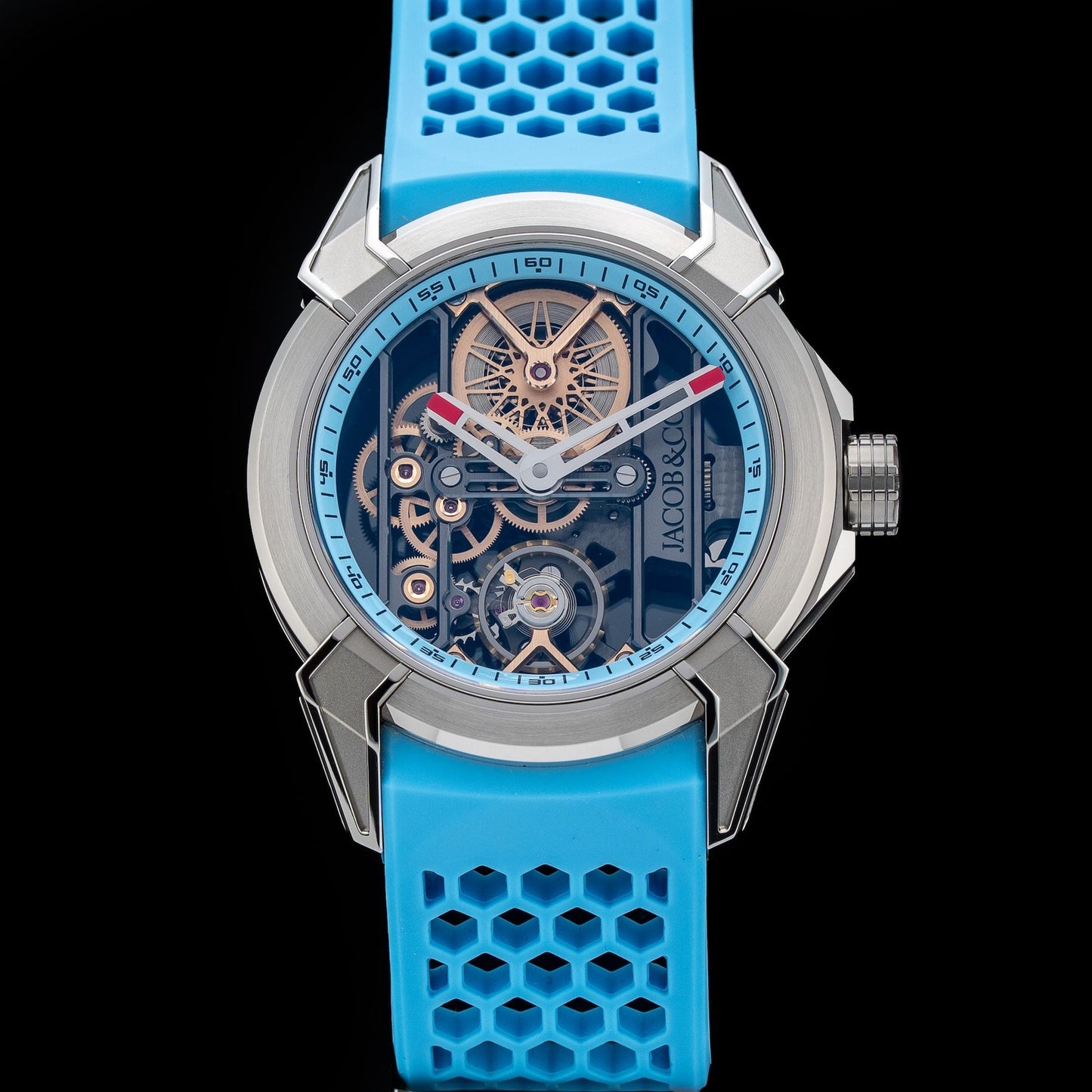 Jacob & Co. Epic X Skeleton Light Blue EX110.20.AA.AJ.A