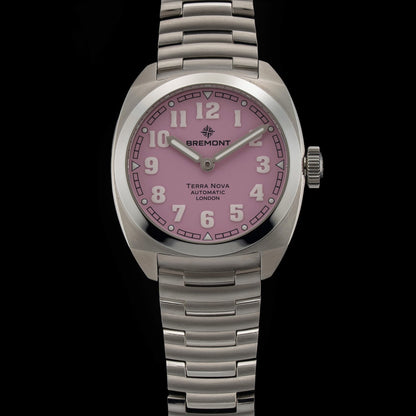Bremont TN38-ND-SS-PK-B Terra Nova SS Pink Dial Bracelet