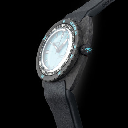 DOXA Sub 300 Carbon Aquamarine 822.70.241.20 on Strap