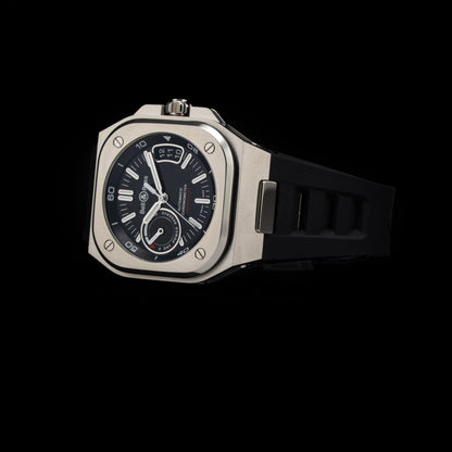 Bell & Ross BR-X5 Black on Rubber Strap BRX5R-BL-ST/SRB