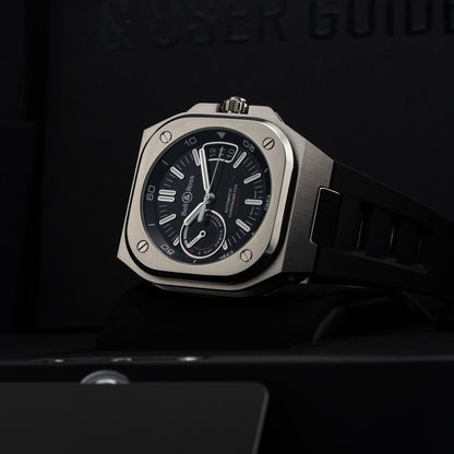 Bell & Ross BR-X5 Black on Rubber Strap BRX5R-BL-ST/SRB