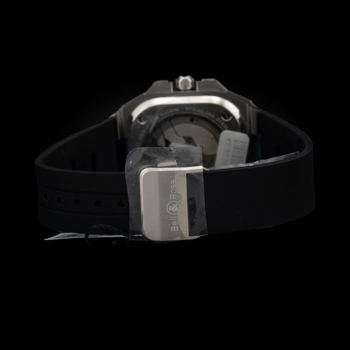 Bell & Ross BR-X5 Black on Rubber Strap BRX5R-BL-ST/SRB