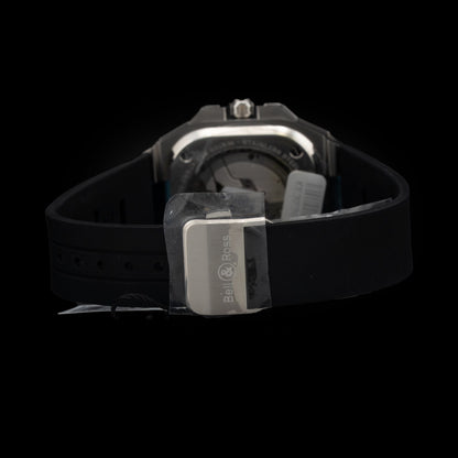 Bell & Ross BR-X5 Black on Rubber Strap BRX5R-BL-ST\/SRB