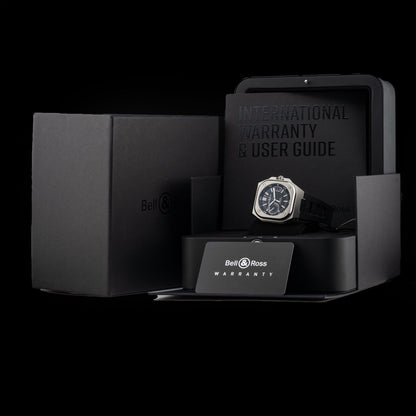 Bell & Ross BR-X5 Black on Rubber Strap BRX5R-BL-ST\/SRB