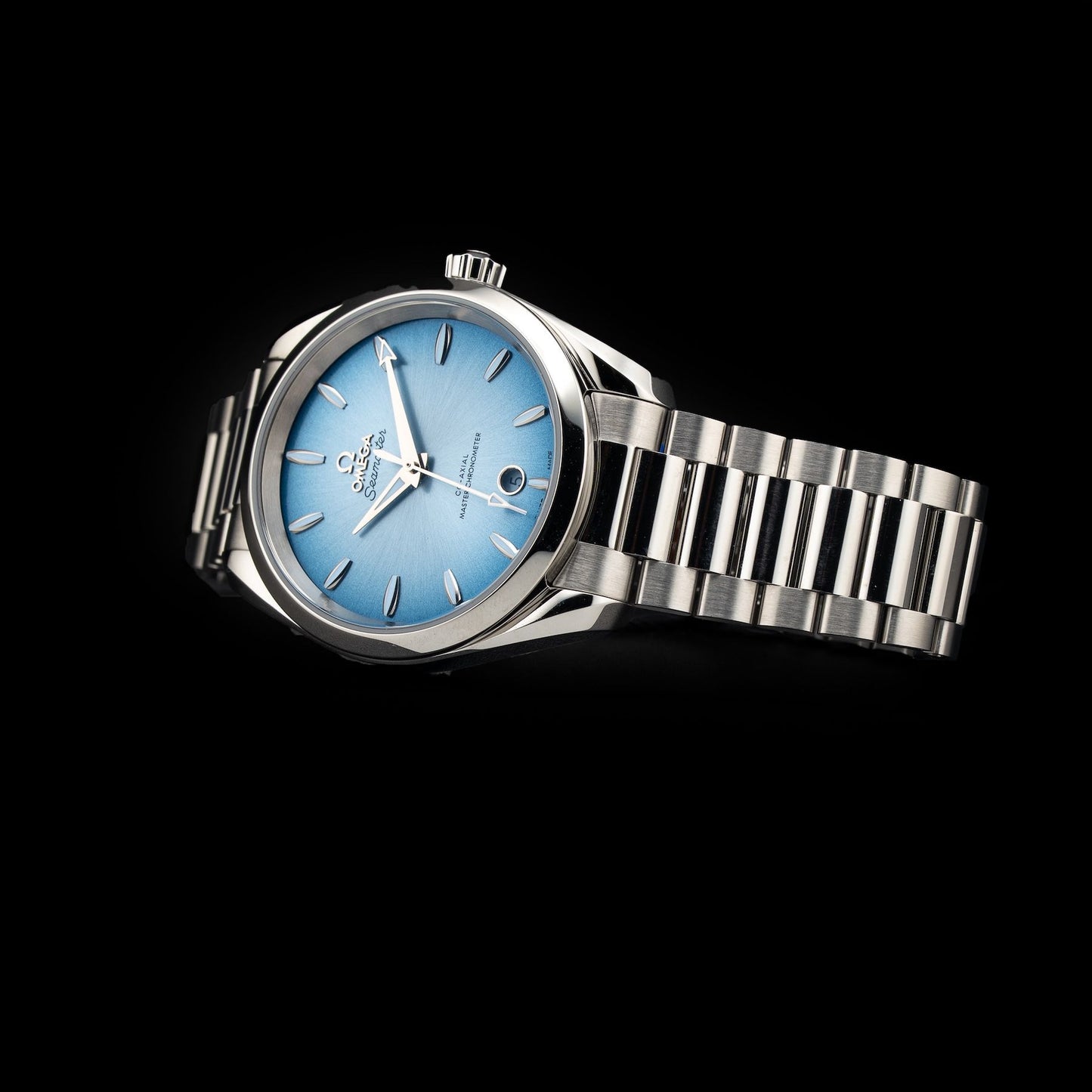 Omega 220.10.38.20.03.004 Seamaster Aqua Terra 150M Co-Axial Master Chronometer 38mm Summer Blue