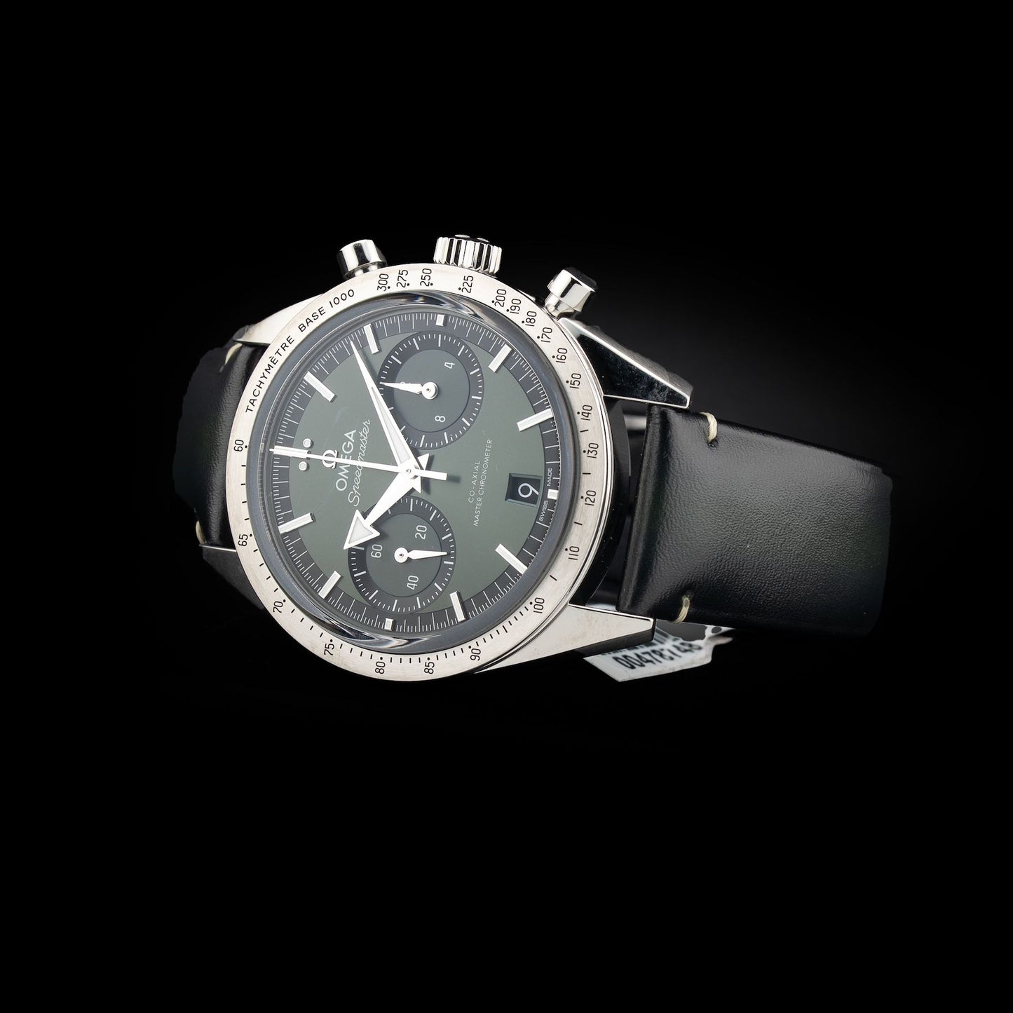 Omega 332.12.41.51.10.001 Speedmaster 57 Coaxial Chronometer Chronograph Green Dial 40.5mm on Strap