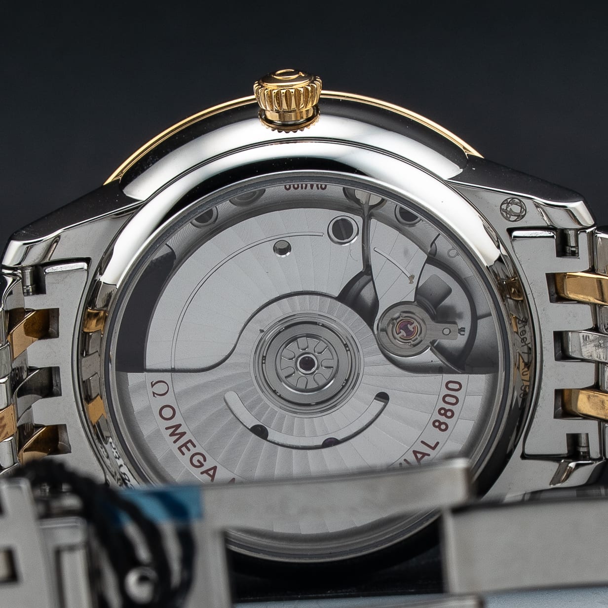 Omega 434.25.34.20.58.001 De Ville Prestige 34mm Yellow Gold on Steel