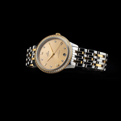 Omega 434.25.34.20.58.001 De Ville Prestige 34mm Yellow Gold on Steel